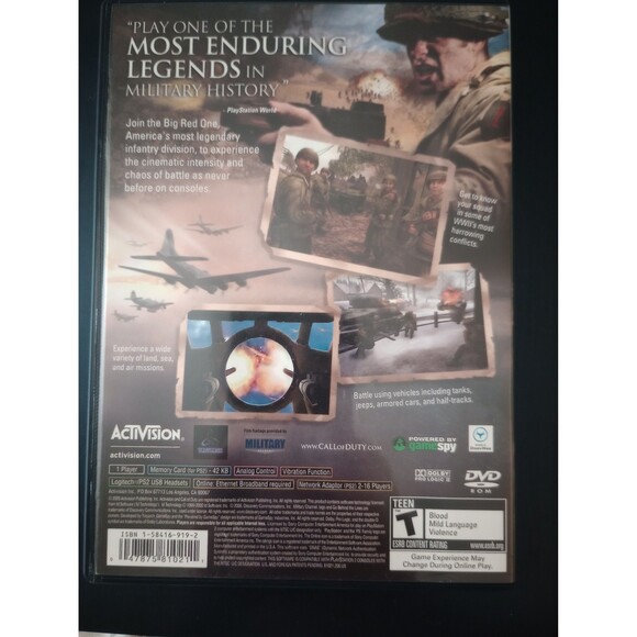PS2 Call of Duty 2: Big Red One PlayStation 2 Game - Picture 3 of 3